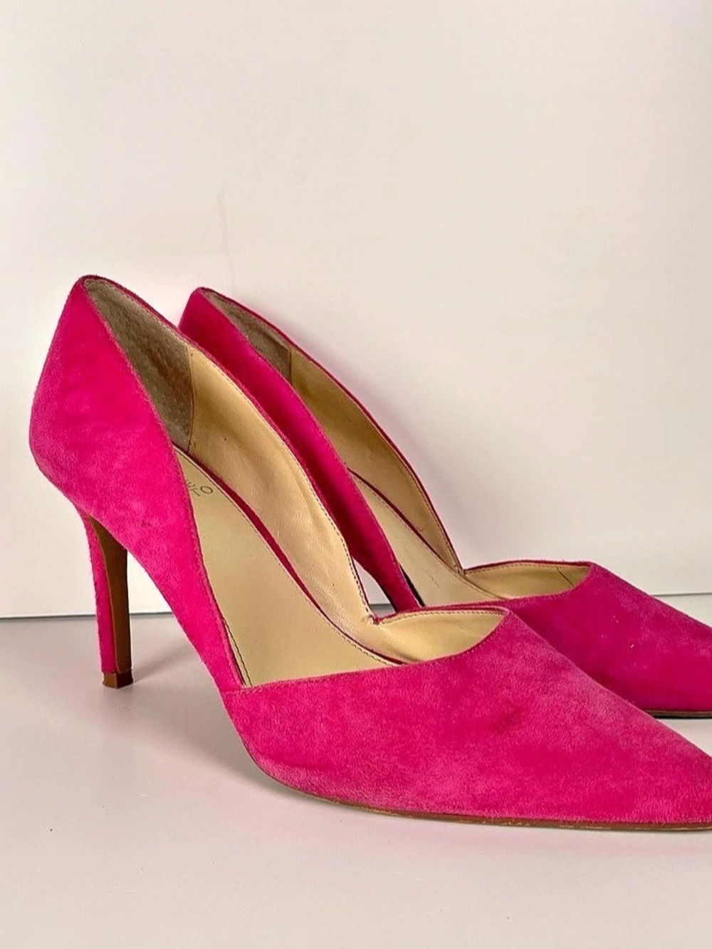 Vince Camuto Pump Pointed Toe Pumps in Hot Pink